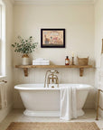 Wash Room 1 Black Framed Print Bathroom Wall Art