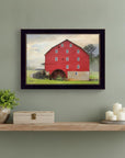 Willow Grove Mill 1 Black Framed Print Wall Art