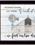 Winds of Change 3 Black Framed Print Wall Art