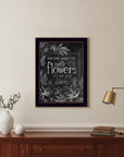Yet to Bloom 4 Black Framed Print Wall Art