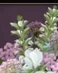 Wild For Plum Bouquet 2 Black Framed Print Wall Art
