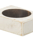 4" Wide Pillar Tabletop Pillar Candle Holder