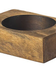 4" Wide Pillar Tabletop Pillar Candle Holder