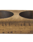 4" Wide Pillar Tabletop Pillar Candle Holder