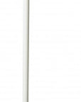 73" White LED Torchiere Floor Lamp With White