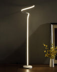 51" White LED Novelty Floor Lamp With White