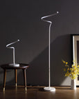51" White LED Novelty Floor Lamp With White