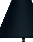 Gold and Navy Blue Table Lamp with Navy Blue Shade