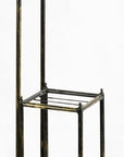 Set of Three Black And Gold Metal Garden Accents Accessories