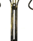 16" Black And Gold Metal Garden Accents Accessories