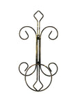 16" Black And Gold Metal Garden Accents Accessories