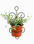 16" Black And Gold Metal Garden Accents Accessories
