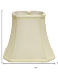 Ivory Monay Shantung Silk Bell Lamp Shade