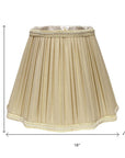 Taupe Shantung Silk Square Lamp Shade