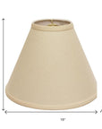 Beige Linen Cone Lamp Shade