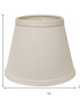 White No Slub Innsbruck Empire Lamp Shade