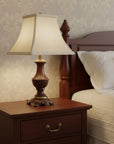 Ivory No Slub Innsbruck Square Lamp Shade