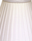 White Silk Empire Lamp Shade