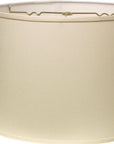 Ivory No Slub Innsbruck Drum Lamp Shade