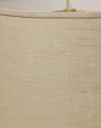 Light Yellow Linen Drum Lamp Shade