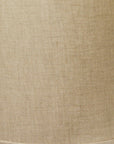 Dark Brown Linen Drum Lamp Shade