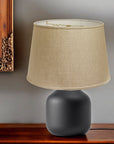 16" Dark Wheat Throwback Drum Linen Lampshade