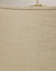 Light Yellow Linen Drum Lamp Shade