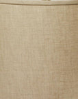 Dark Brown Linen Drum Lamp Shade