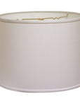 18" White Throwback Drum No Slub Lampshade