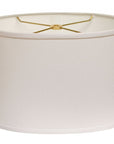 White No Slub Innsbruck Oval Lamp Shade