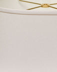 White No Slub Innsbruck Oval Lamp Shade