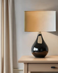 Beige Linen Oval Lamp Shade