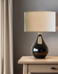 Ivory No Slub Innsbruck Oval Lamp Shade
