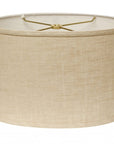 Light Yellow Linen Oval Lamp Shade