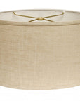 Light Yellow Linen Oval Lamp Shade