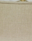 Beige Linen Oval Lamp Shade
