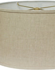 Beige Linen Oval Lamp Shade