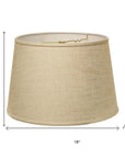 Light Yellow Linen Empire Lamp Shade