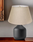18" Dark Wheat Rounded Empire Slanted Linen Lampshape