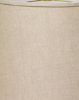 18" Dark Wheat Rounded Empire Slanted Linen Lampshape