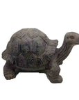 11" Dark Brown Tortoise Indoor Outdoor Statue