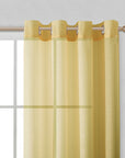 Set of Two 84" Gold Solid Modern Window Panels