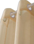 Set of Two 84" Tan Solid Modern Window Panels