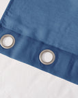 Set of Two 84" Blue Solid Modern Window Panels