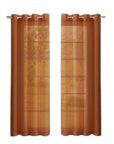 Set of Two 84" Rust Solid Modern Window Panels