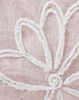 Set of Two 84" Blush Floral Embroidered Window Panels