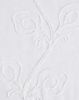 Set of Two 84" White Boho Embroidered Window Panels
