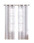 Set of Two 84" Blush Boho Embroidered Window Panels