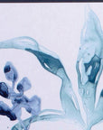 Set of Two Blue Flower Framed Art