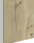 39" White And Light Oak Standard Accent Cabinet With One Shelf
